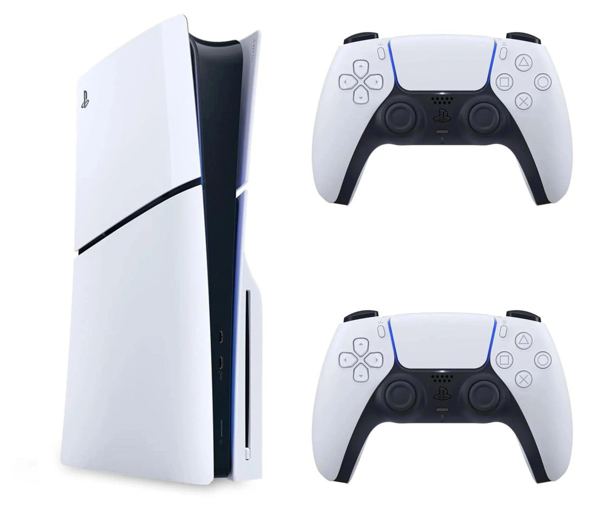 Sony - Console PlayStation 5 Slim with Two Gamepads DualSense + Docking Station DualSense - Set