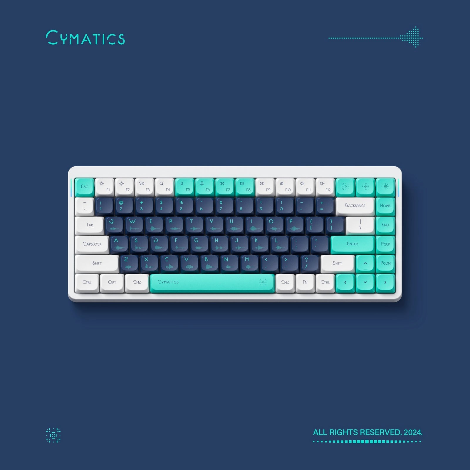 NuPhy - Cymatics nSA Profile Dye-sub PBT Keycaps