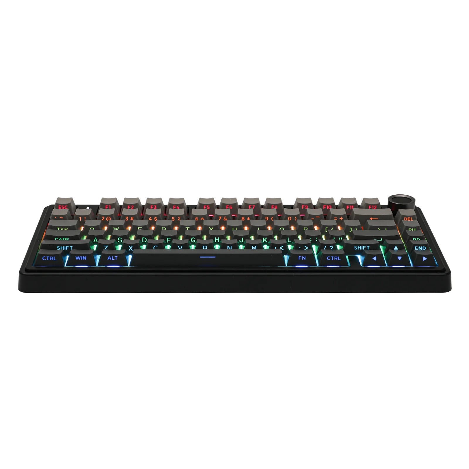 AULA - F75 - Gasket-Mounted Triple Modes Wireless Mechanical Keyboard - Gradient Grey Side-Engraved