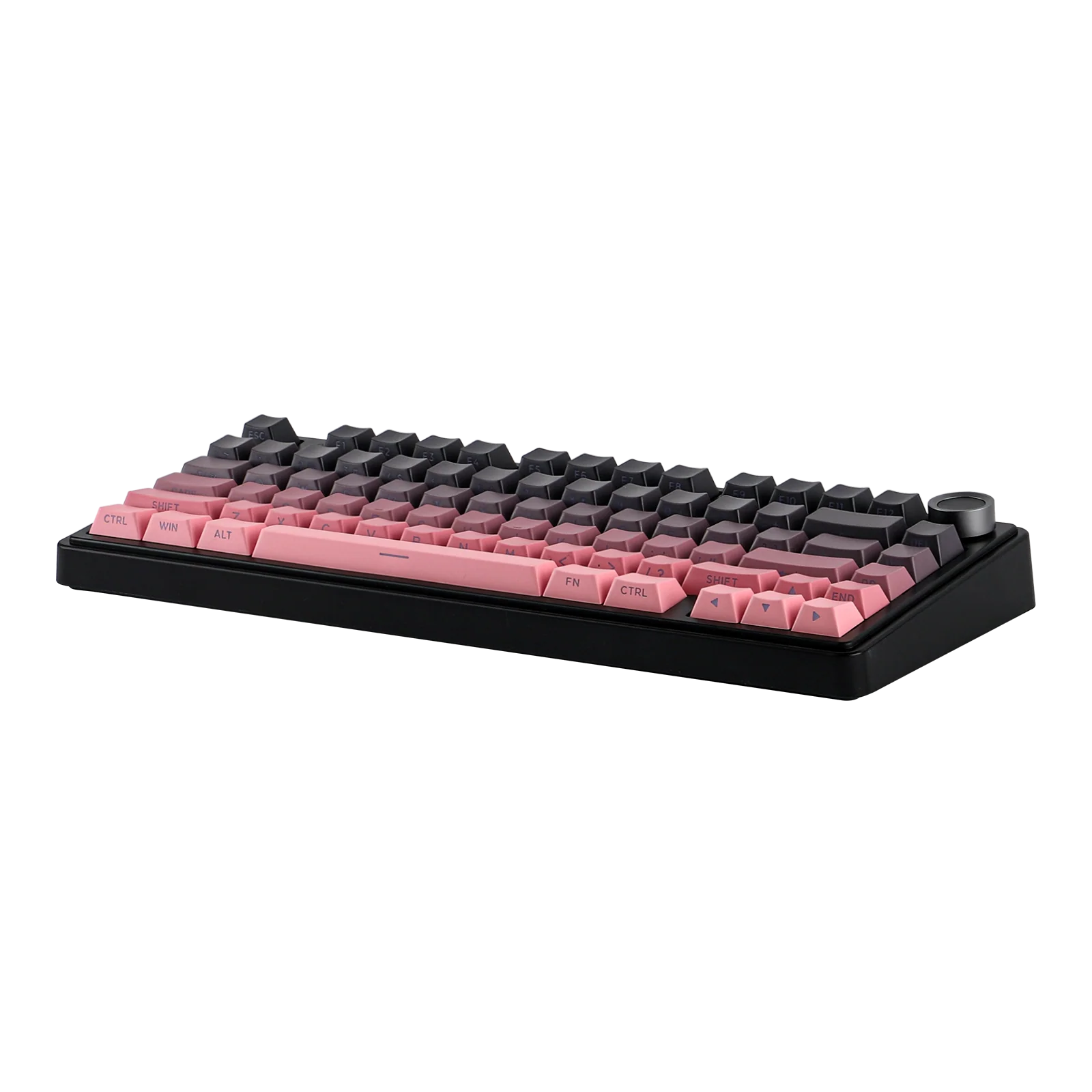 AULA - F75 - Gasket-Mounted Triple Modes Wireless Mechanical Keyboard - Gradient Pink (Black) Side-Engraved
