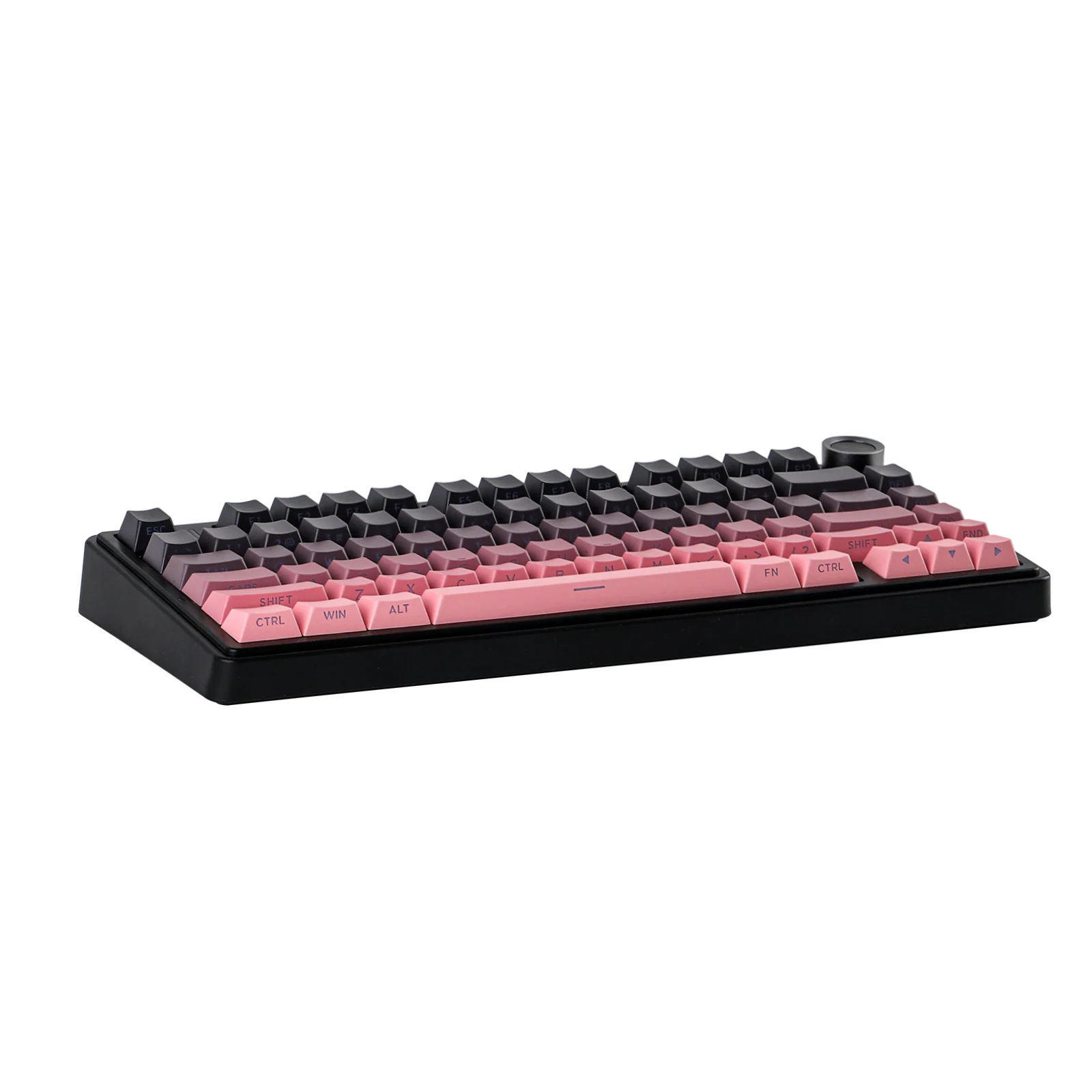 AULA - F75 - Gasket-Mounted Triple Modes Wireless Mechanical Keyboard - Gradient Pink (Black) Side-Engraved