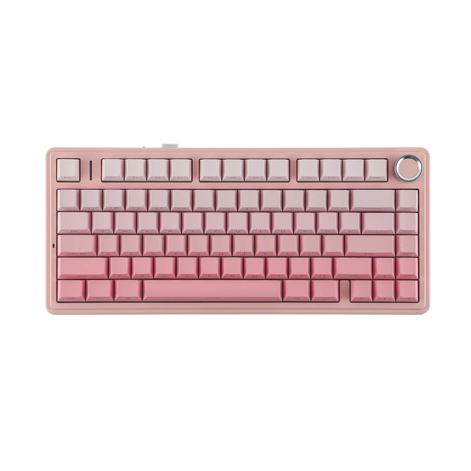 AULA - F75 - Gasket-Mounted Triple Modes Wireless Mechanical Keyboard - Gradient Pink Side-Engraved