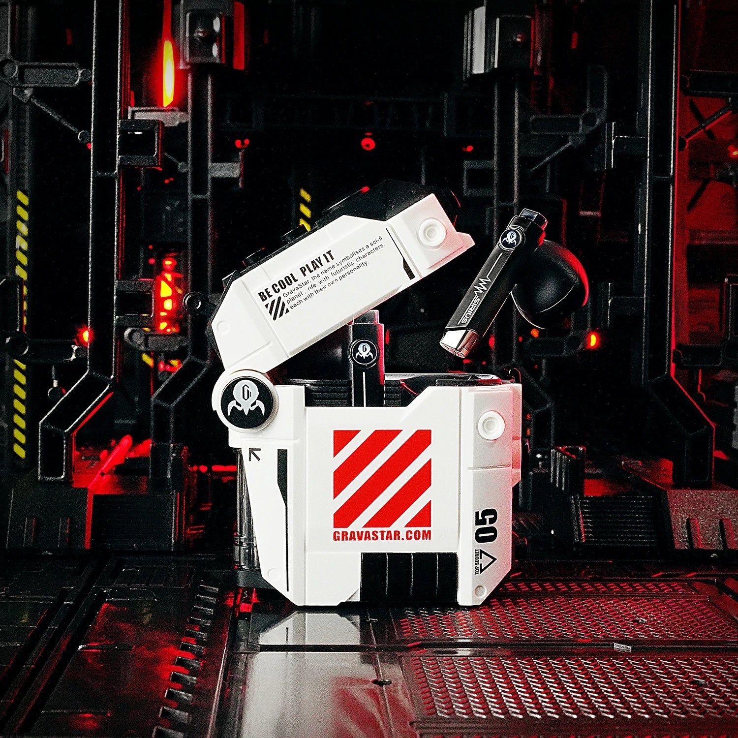 GravaStar - Sirius P5 Defense Mecha White - Wireless Headphones