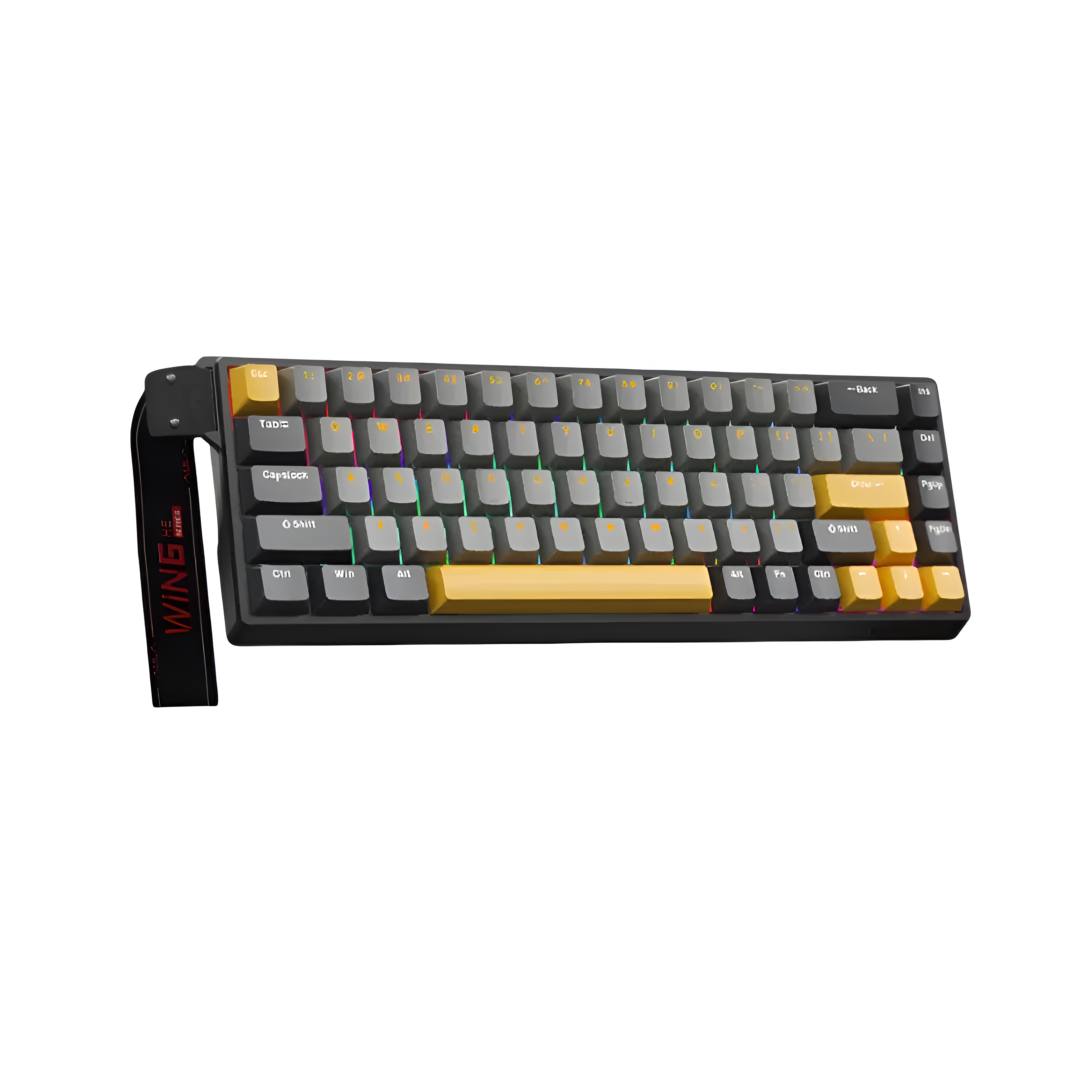 AULA - WIN 68 MAX Keyboard Gray & Yellow & Black