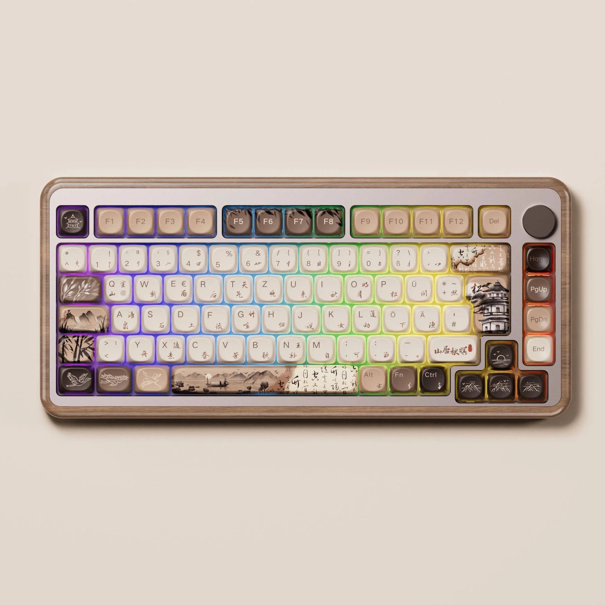 Akko - MU02 Mountain Seclusion Wooden Mechanical Keyboard