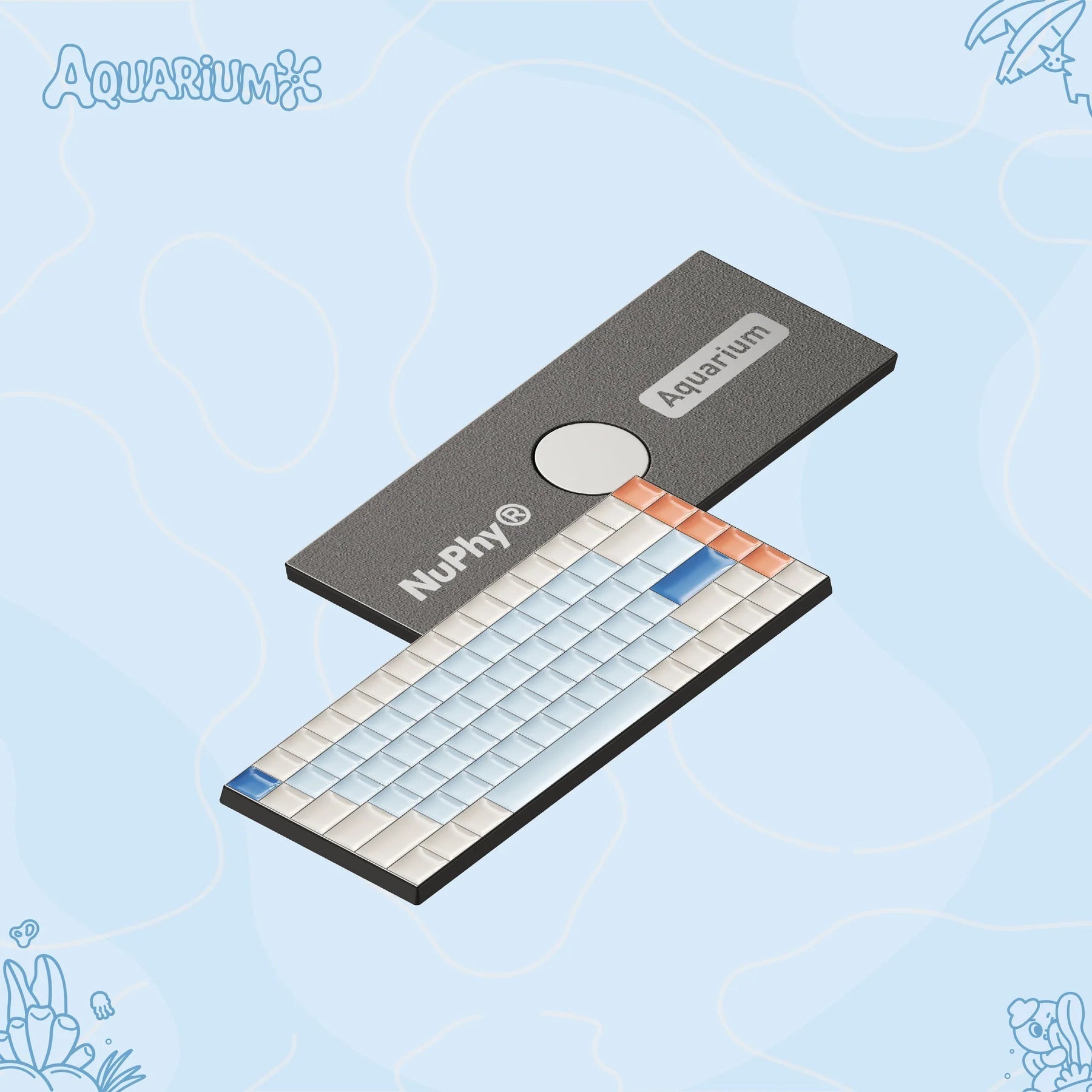NuPhy x Riel - Aquarium nSA Profile Dye-Sub PBT Keycaps