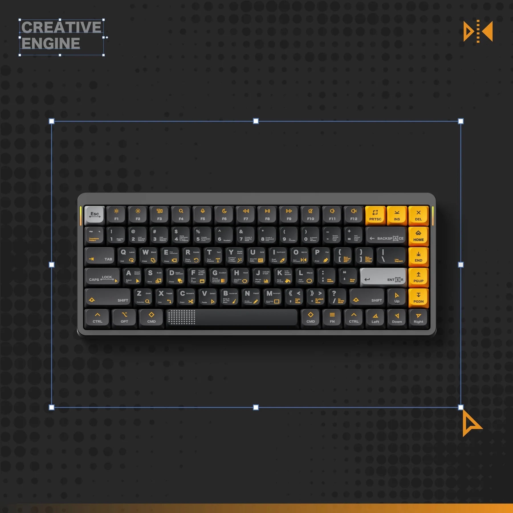 NuPhy x BOHO - Creative Engine nSA Profile Dye-Sub PBT Keycaps
