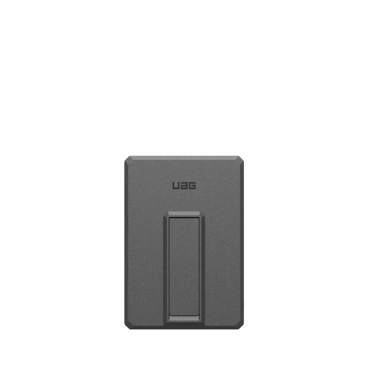Czarny stojak UAG na telefon lub tablet, idealny do home office i desk setupu