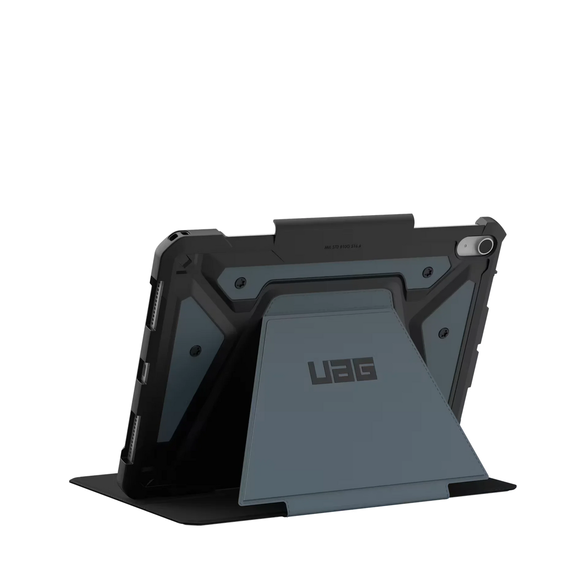 Odporny etui UAG na tablet z podstawą, idealne dla home office i biurka