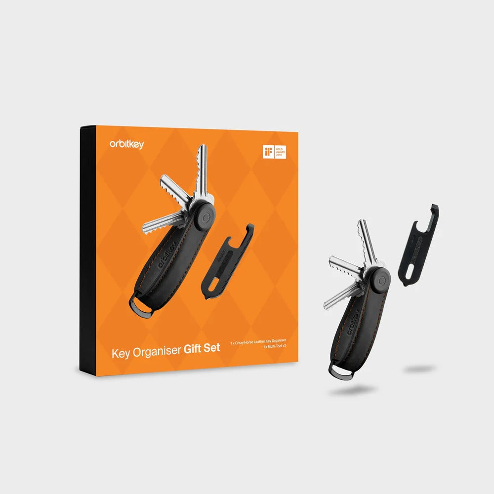 Orbitkey - Key Organizer Crazy Horse + Multi-Tool v2 Set