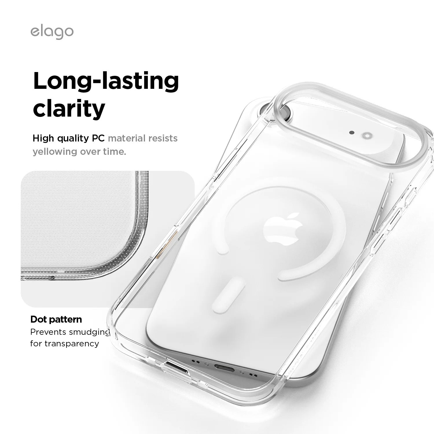 Elago - Betacam Monthly MagSafe Hybrid Clear Case for iPhone 17 / Pro / Pro Max / Air