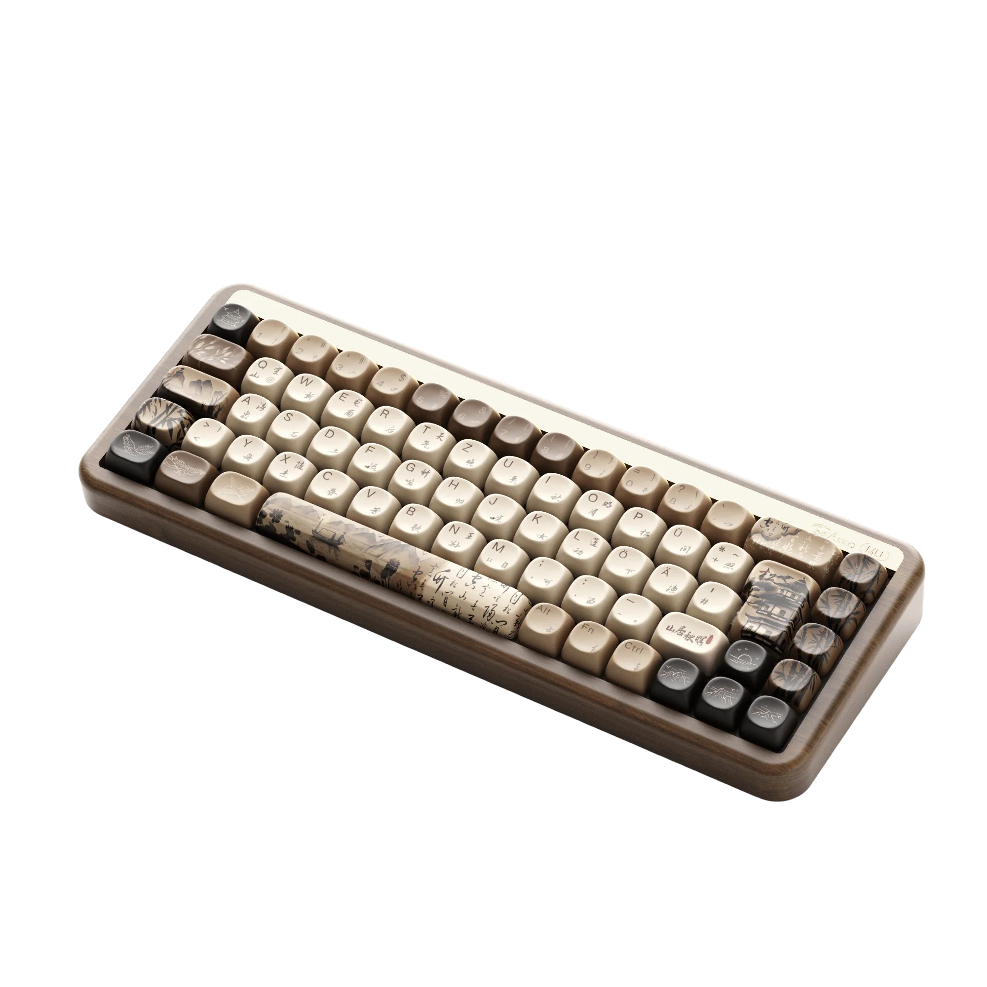 Akko - MU01 Mountain Seclusion Wooden Mechanical Keyboard