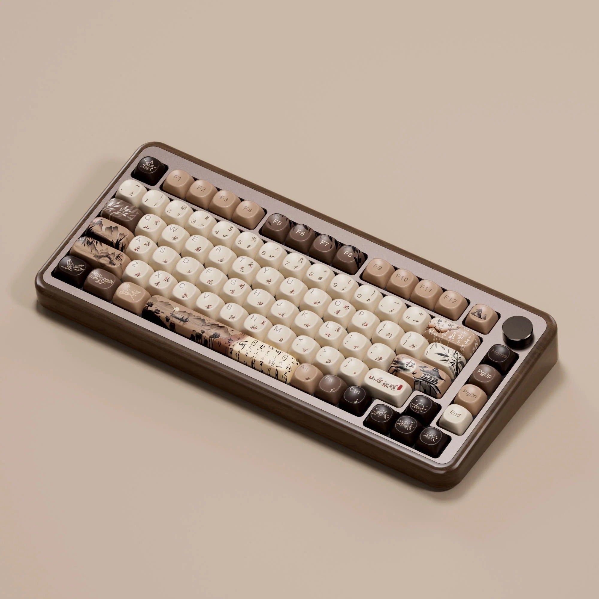 Akko - MU02 Mountain Seclusion Wooden Mechanical Keyboard