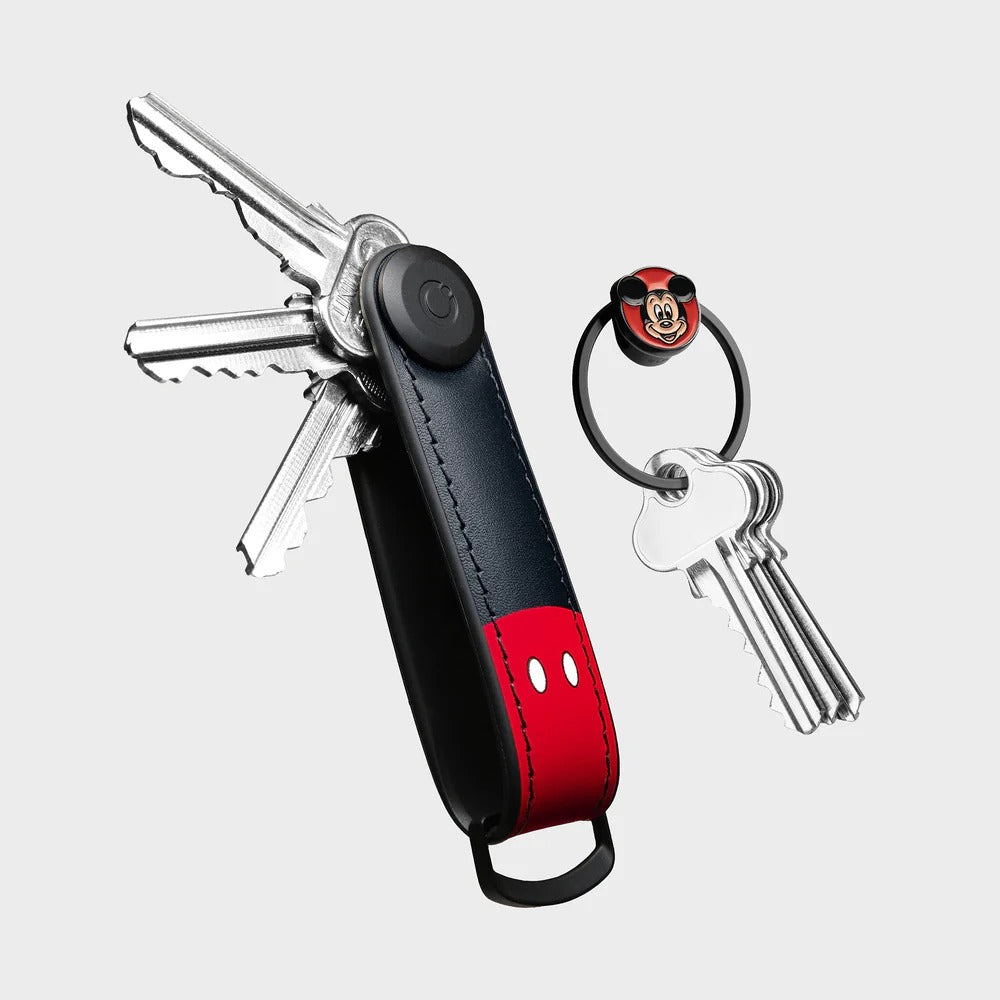 Orbitkey X Disney - Mickey Mouse Hybrid Leather Key Organiser + Ring v2 Kit