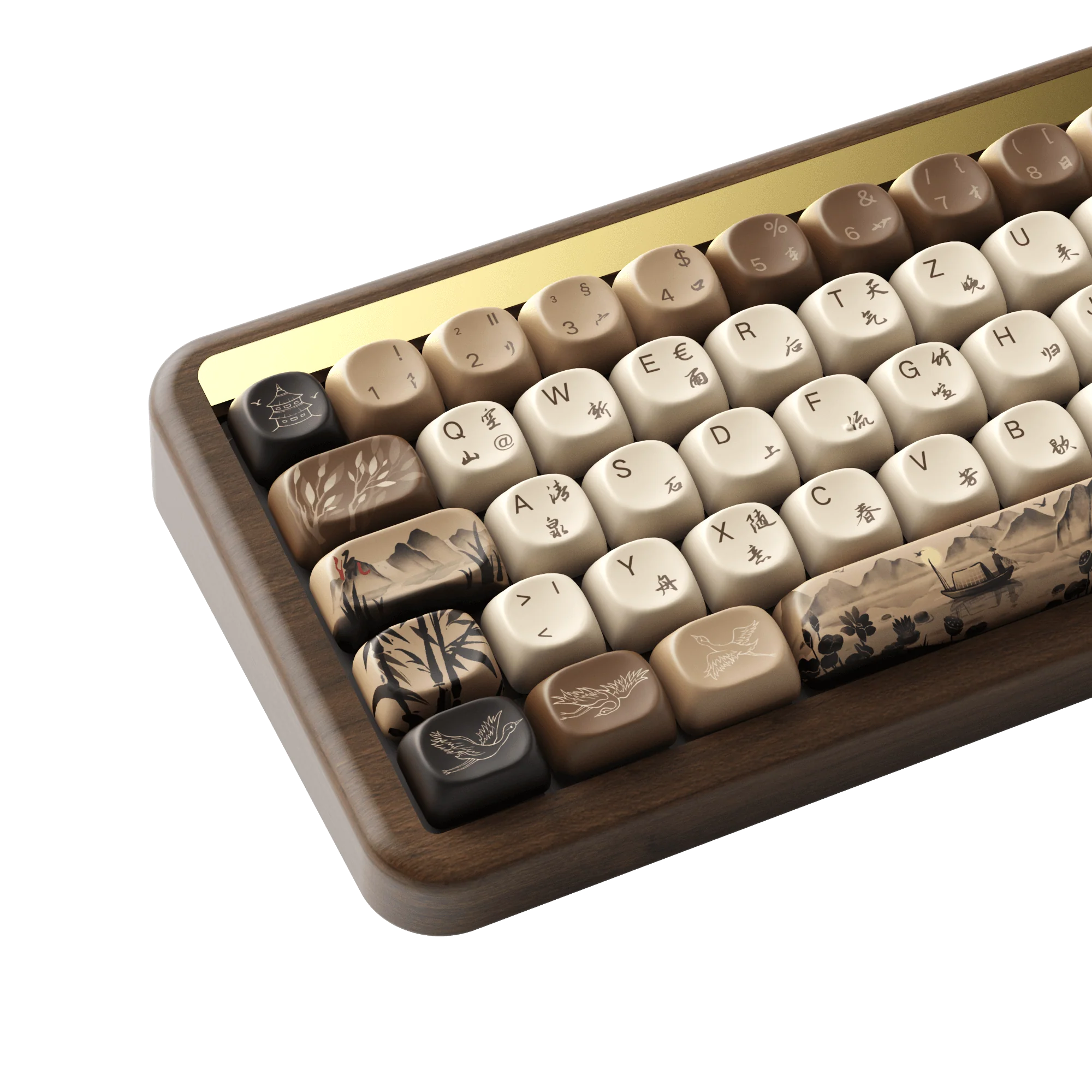 Akko - MU01 Mountain Seclusion Wooden Mechanical Keyboard