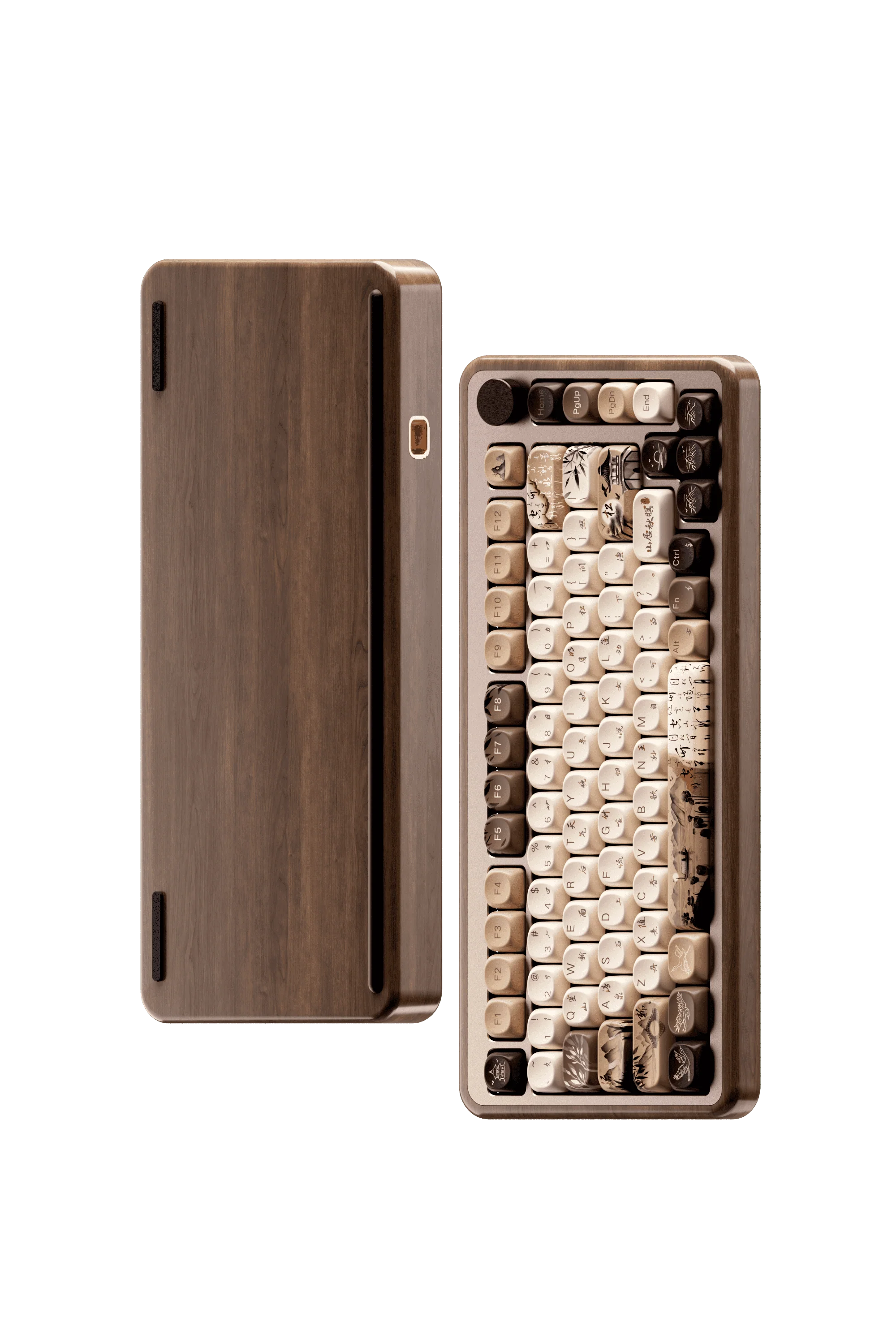 Akko - MU02 Mountain Seclusion Wooden Mechanical Keyboard