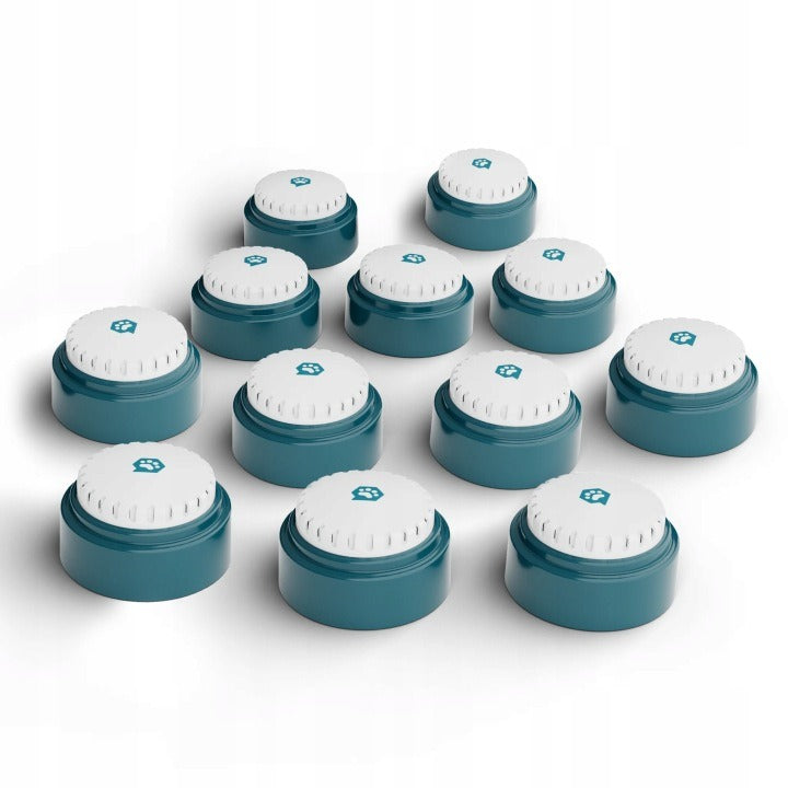 FluentPet - Speak Up Buttons - Set of 12 Communication Buttons