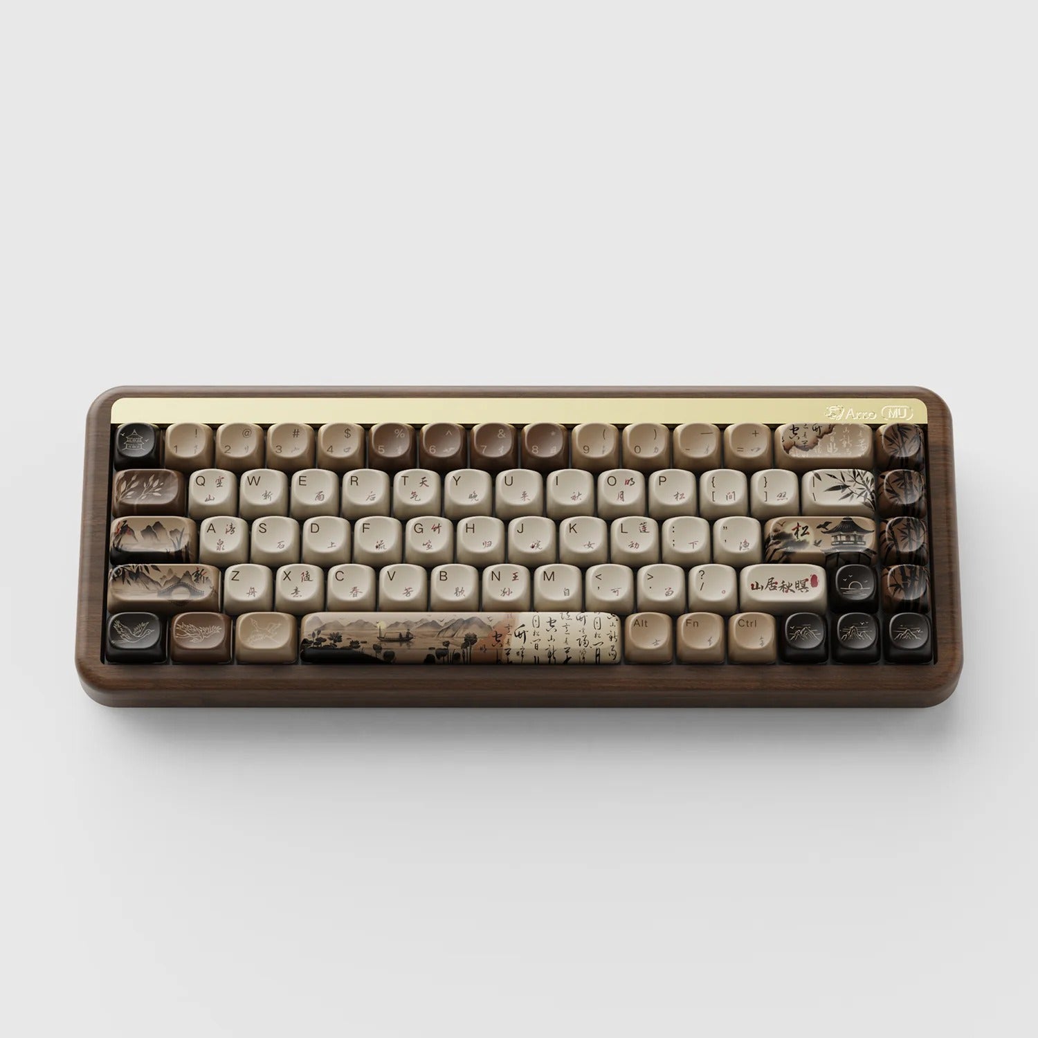 Akko - MU01 Mountain Seclusion Wooden Mechanical Keyboard