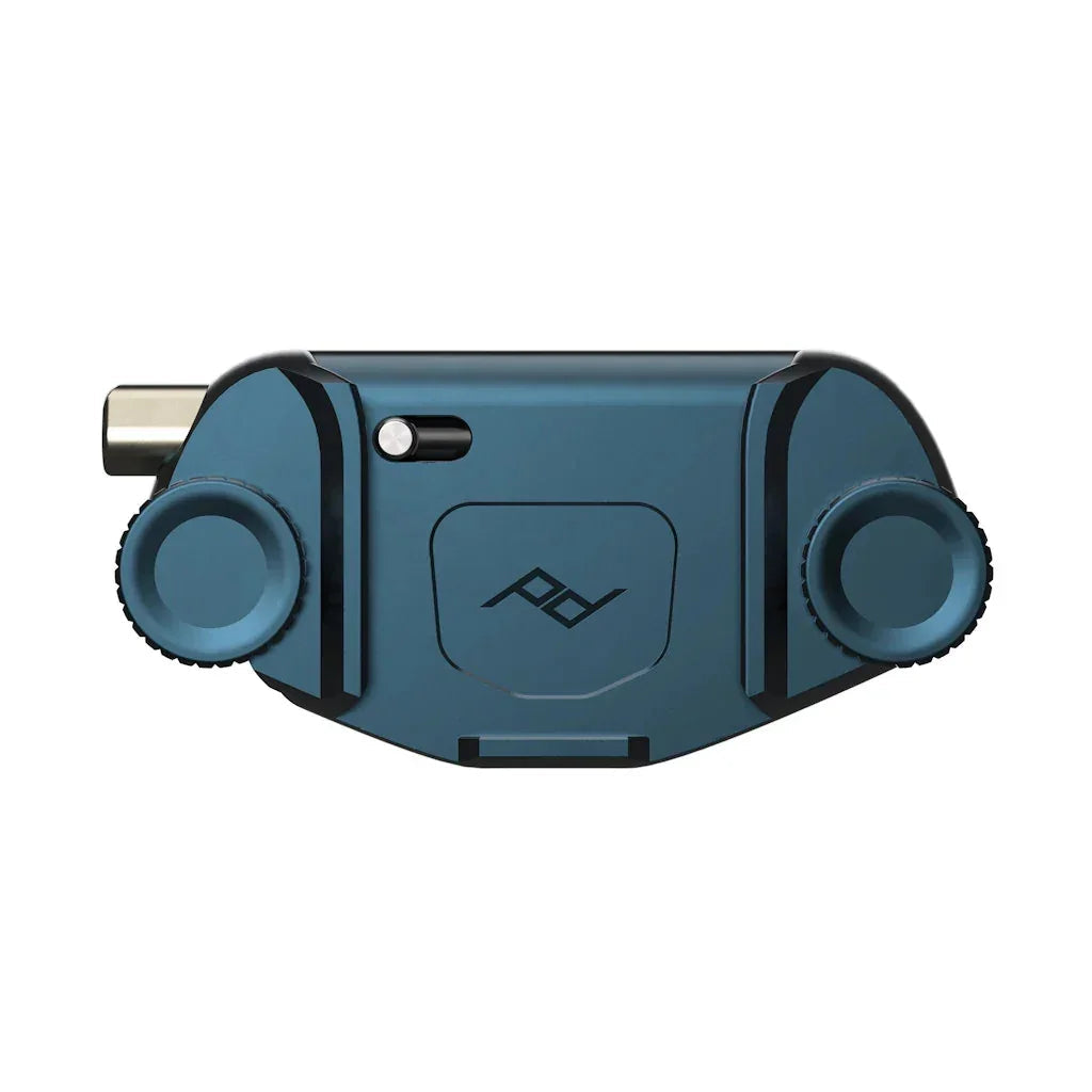 Niebieski stojak na telefon z USB-C, idealny do home office i desk setupu