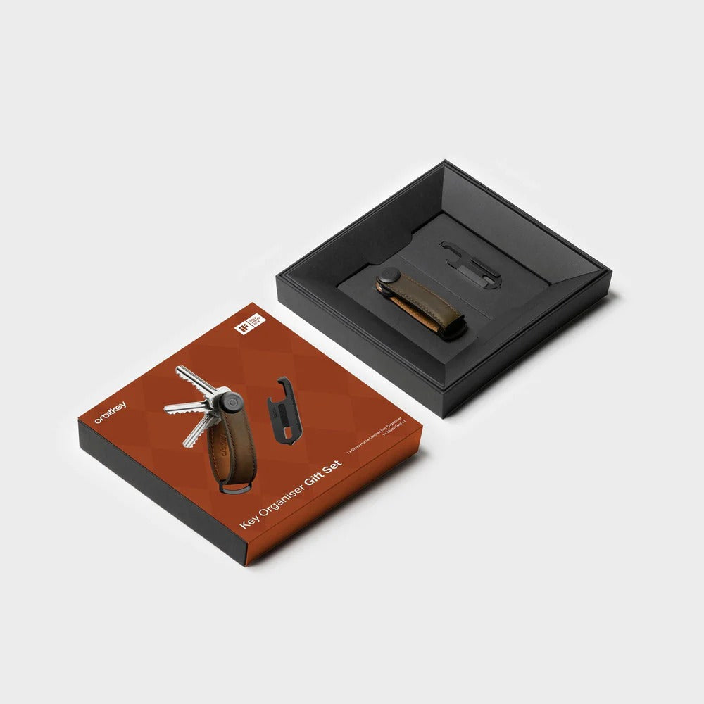 Orbitkey - Key Organizer Crazy Horse + Multi-Tool v2 Set