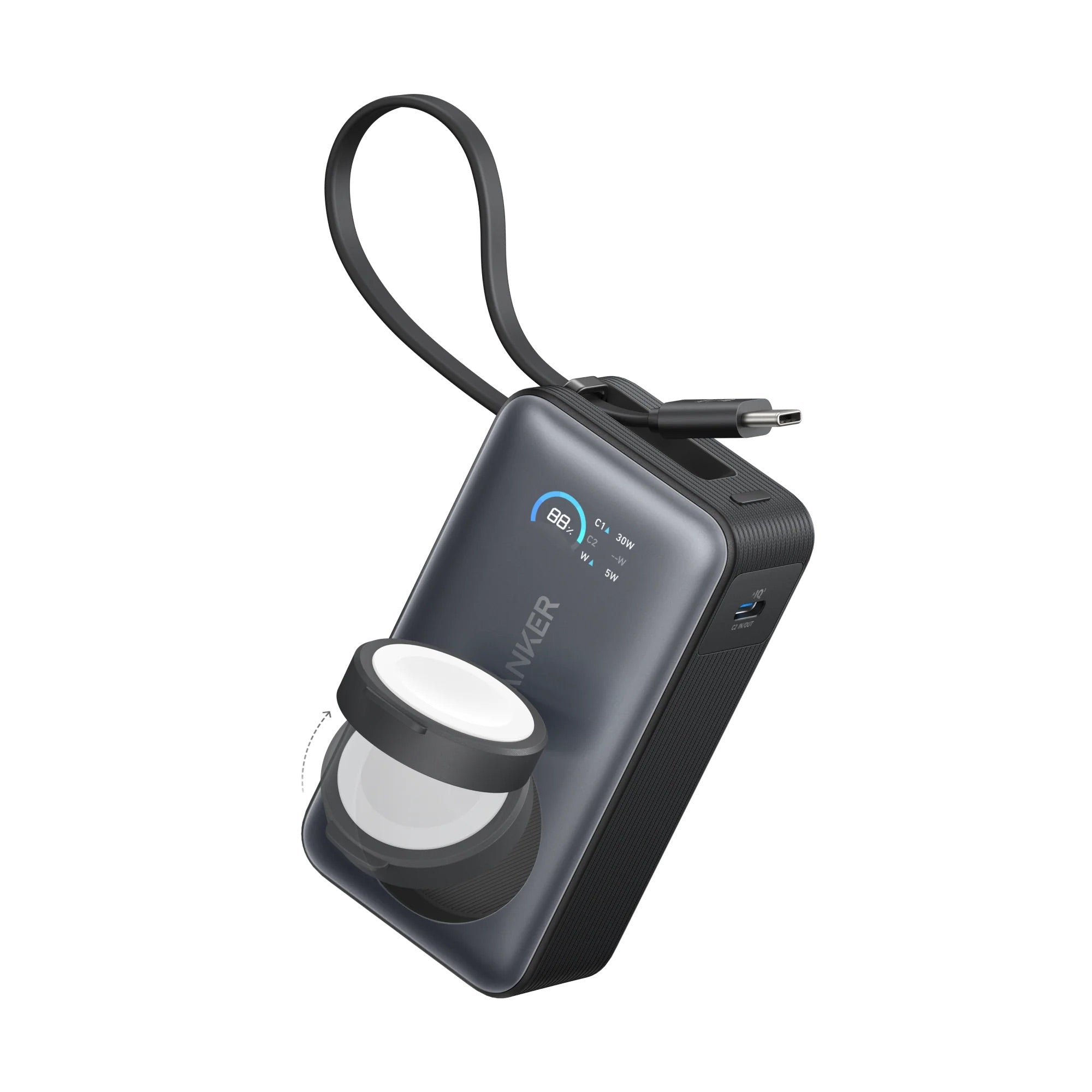 Anker - MagGo Power Bank (10K, 35W, For Apple Watch)