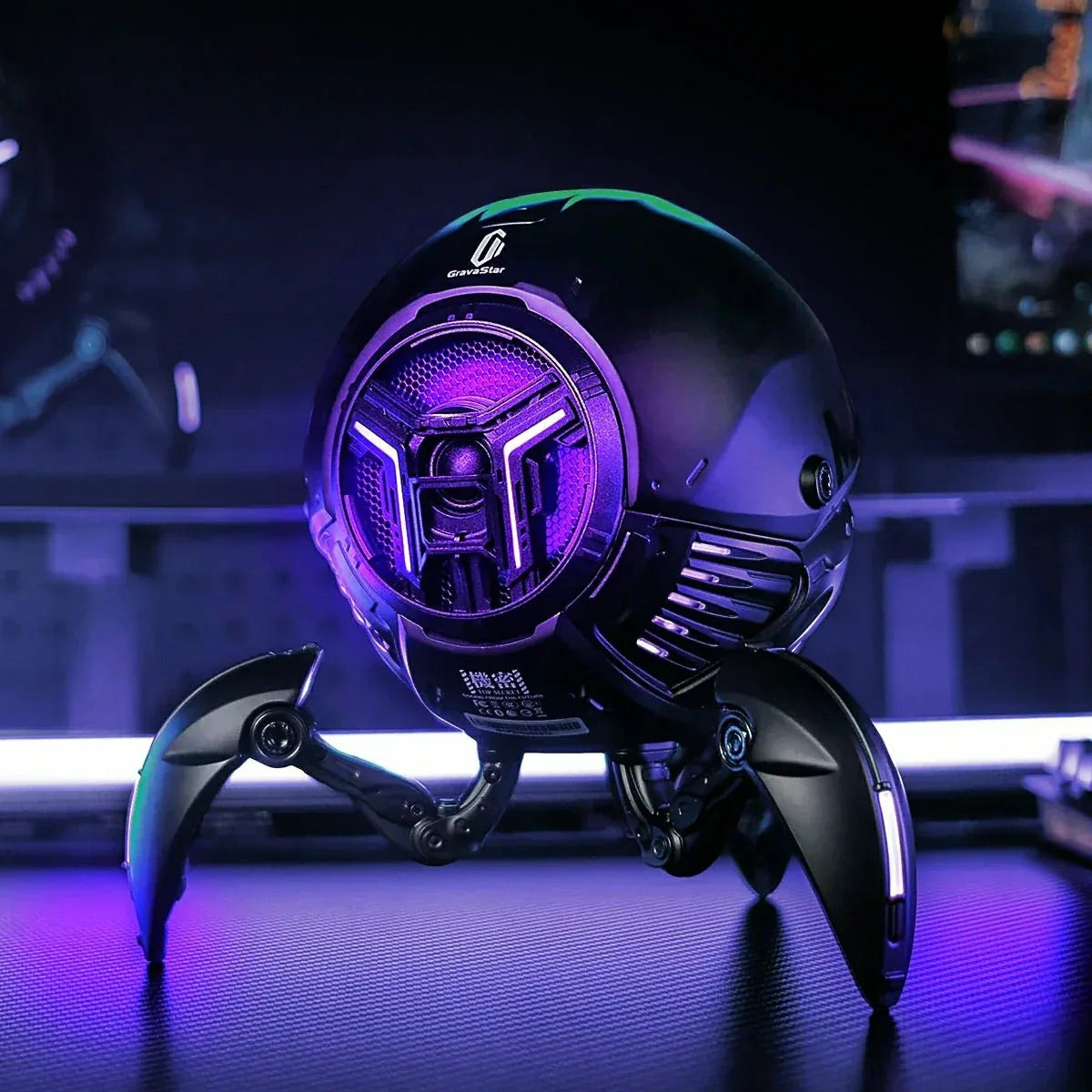 GravaStar - Mars Pro Black - Wireless Bluetooth Speaker