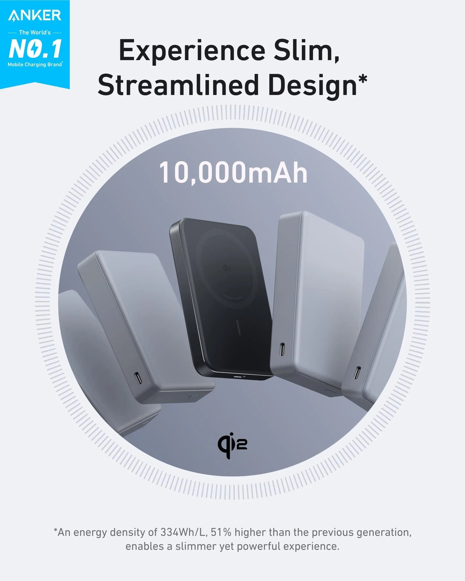 Anker - MagGo Power Bank (10K, Slim)