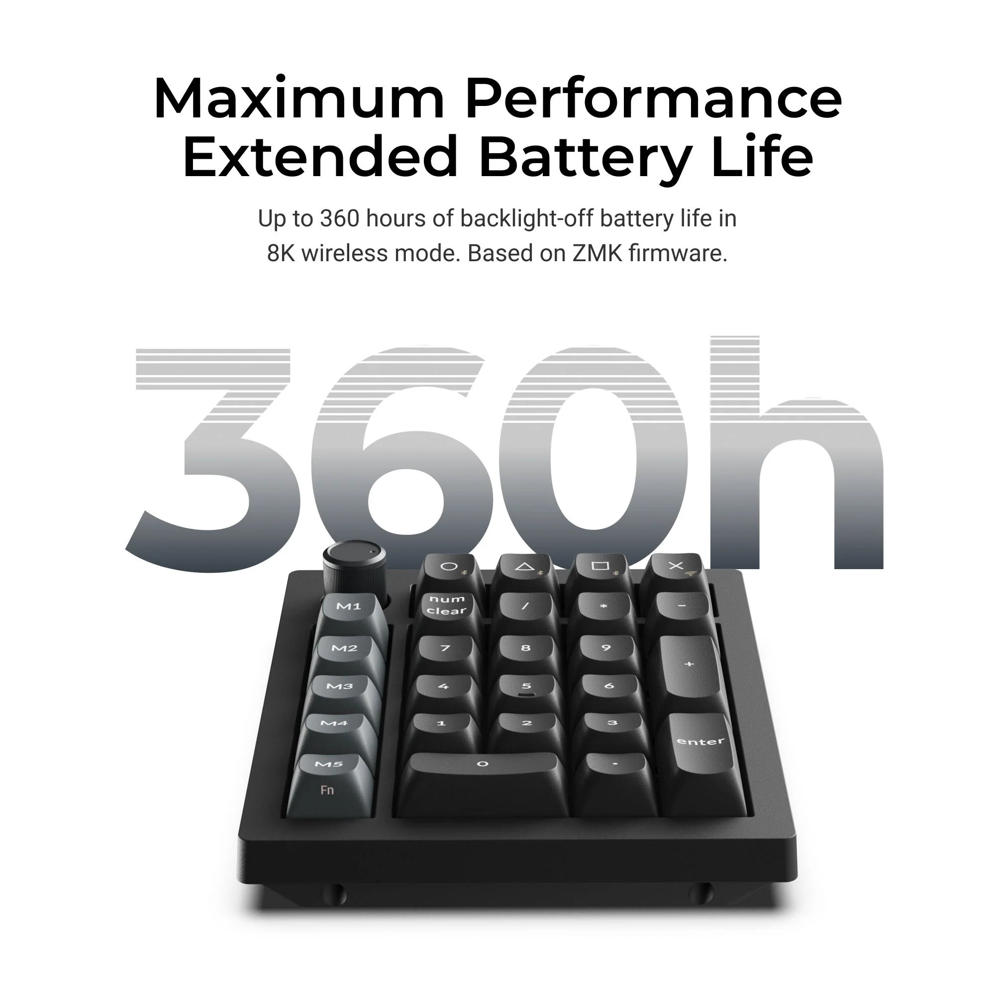 Keychron - V0 Ultra 8K Wireless Custom Number Pad