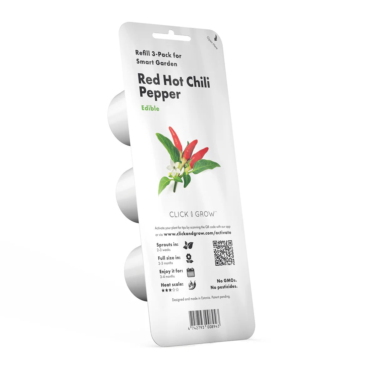 Click & Grow - Smart Garden Refill - Red Hot Chili Pepper