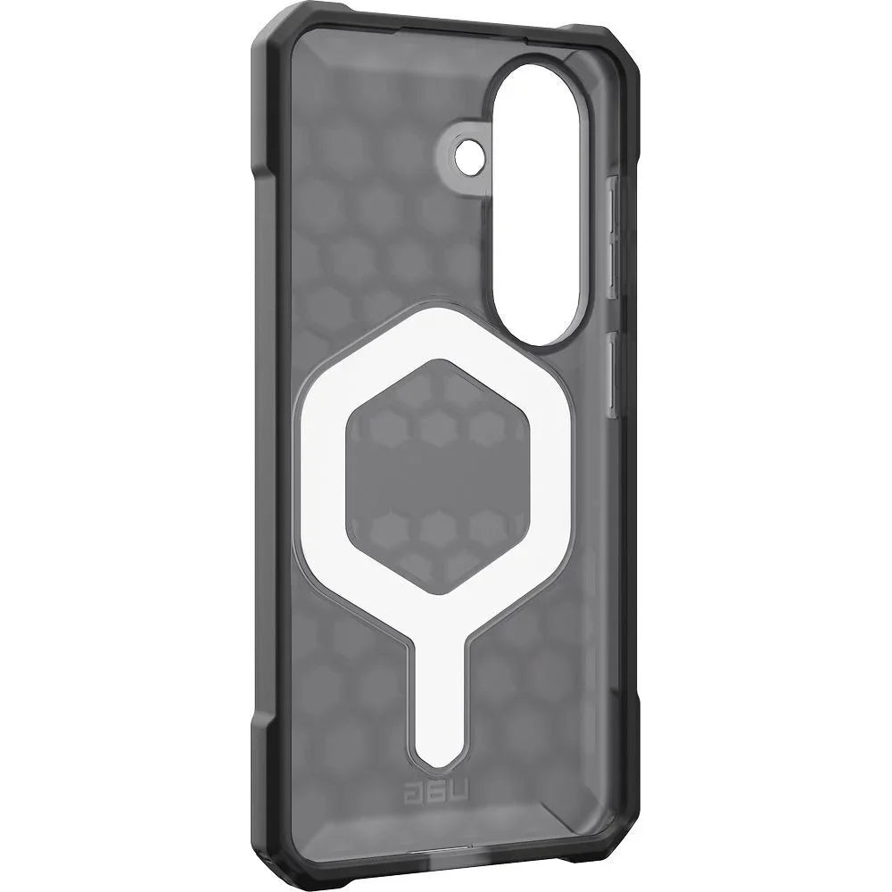 Etui na telefon z magnetycznym uchwytem i wzorem sześciokątów, idealne do Home Office