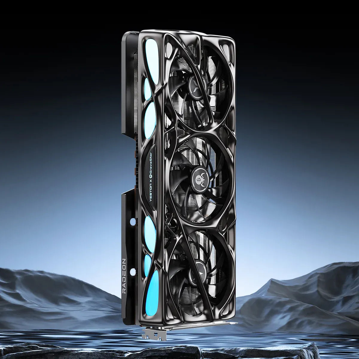 GravaStar x Yeston - AMD RADEON RX 9070 XT 16G GDDR6 Mercury Nova OC - Graphics Card