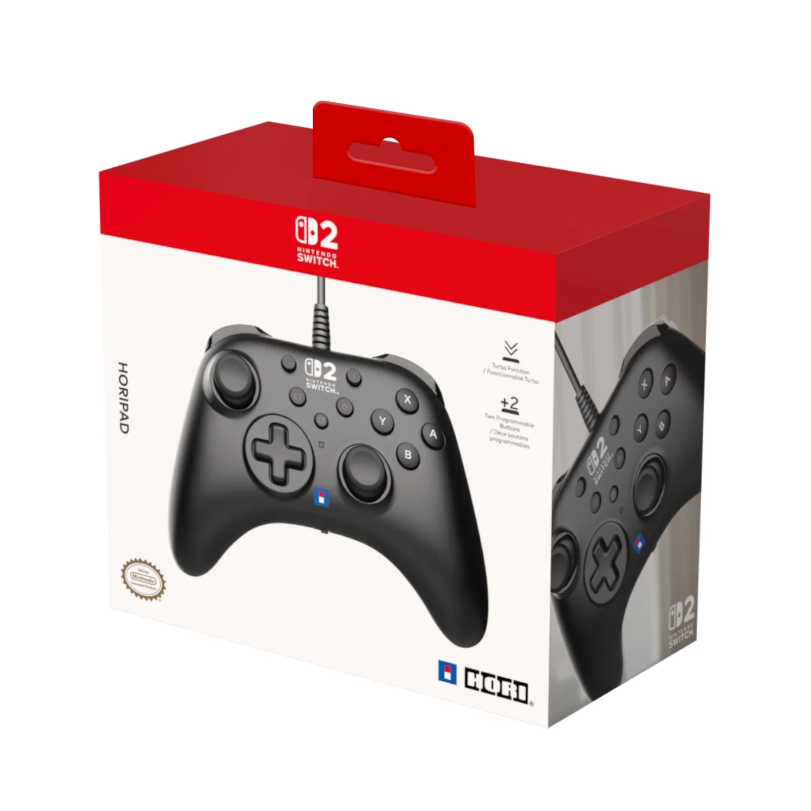 HORI - HORIPAD Turbo (Black) for Nintendo Switch 2