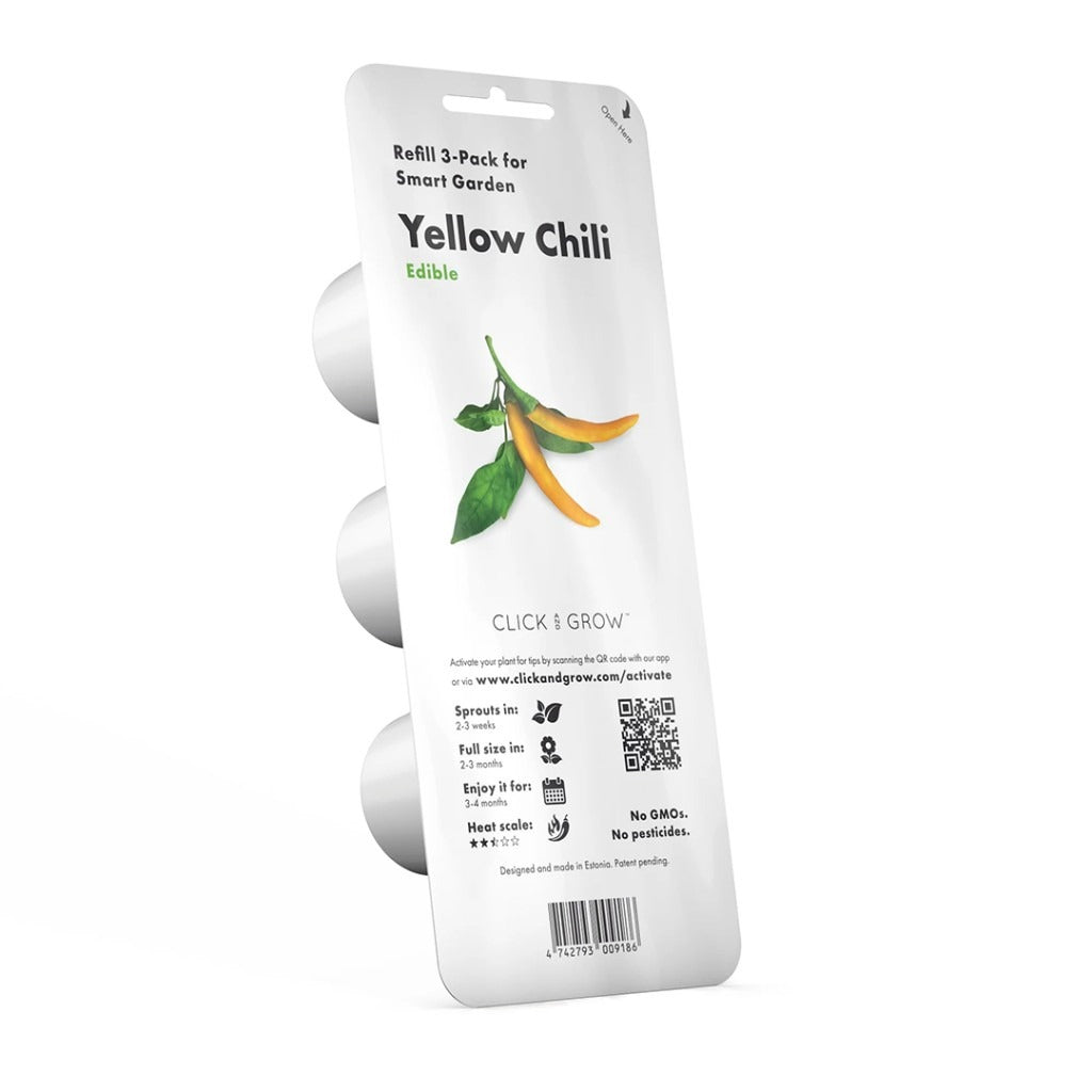 Click & Grow - Smart Garden Refill - Yellow Chili Pepper