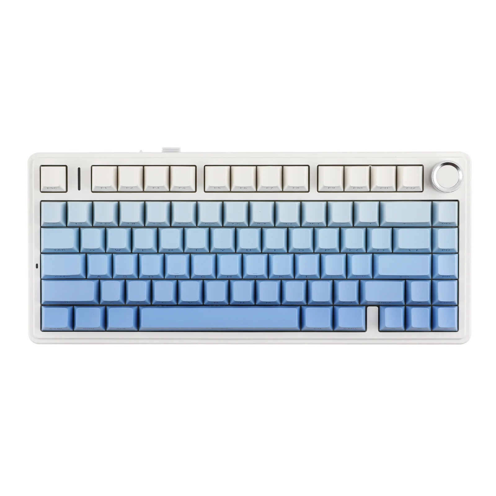AULA - F75 - Gasket-Mounted Triple Modes Wireless Mechanical Keyboard - Gradient Blue Side-Engraved