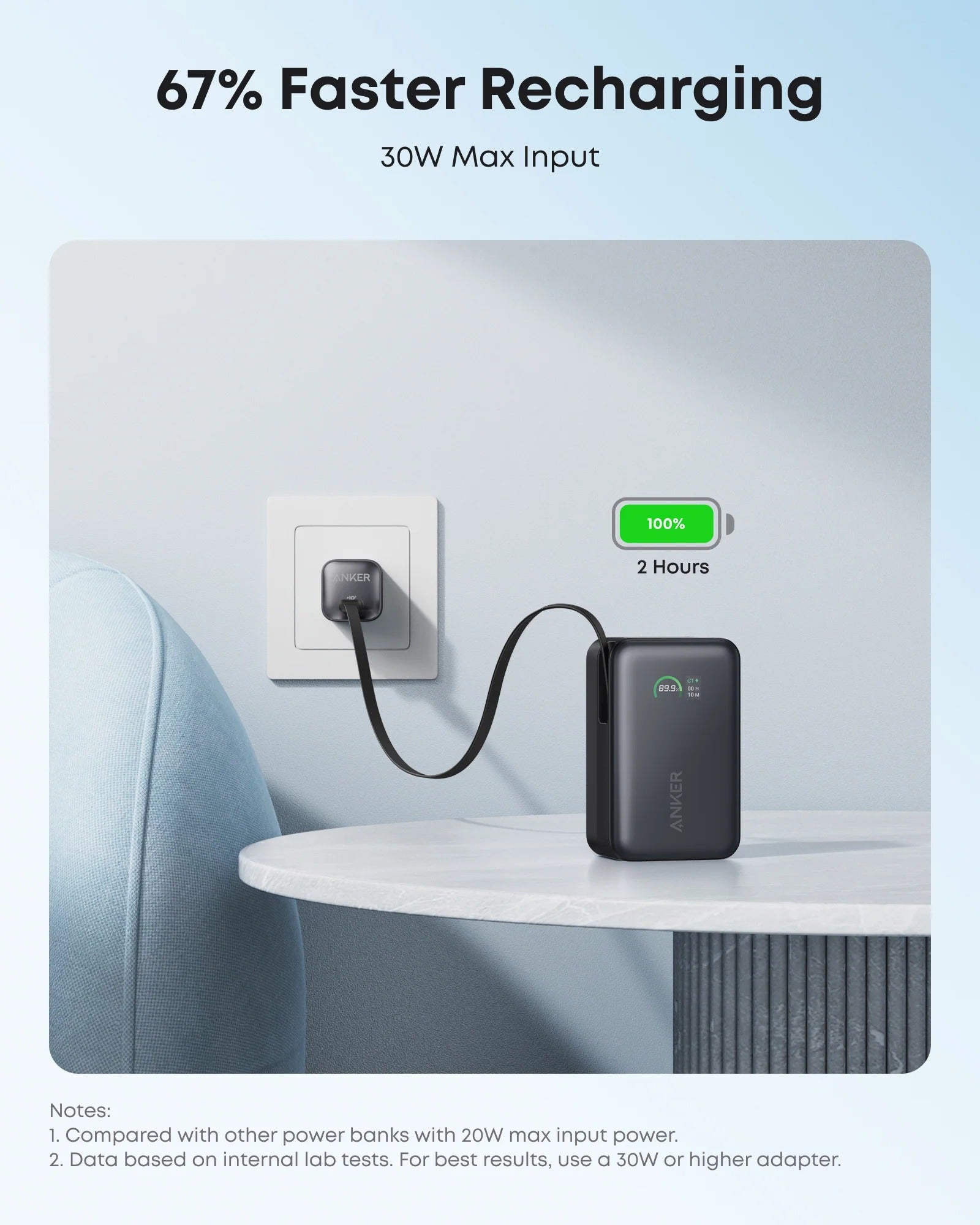 Anker - Nano Power Bank (10K, 45W)