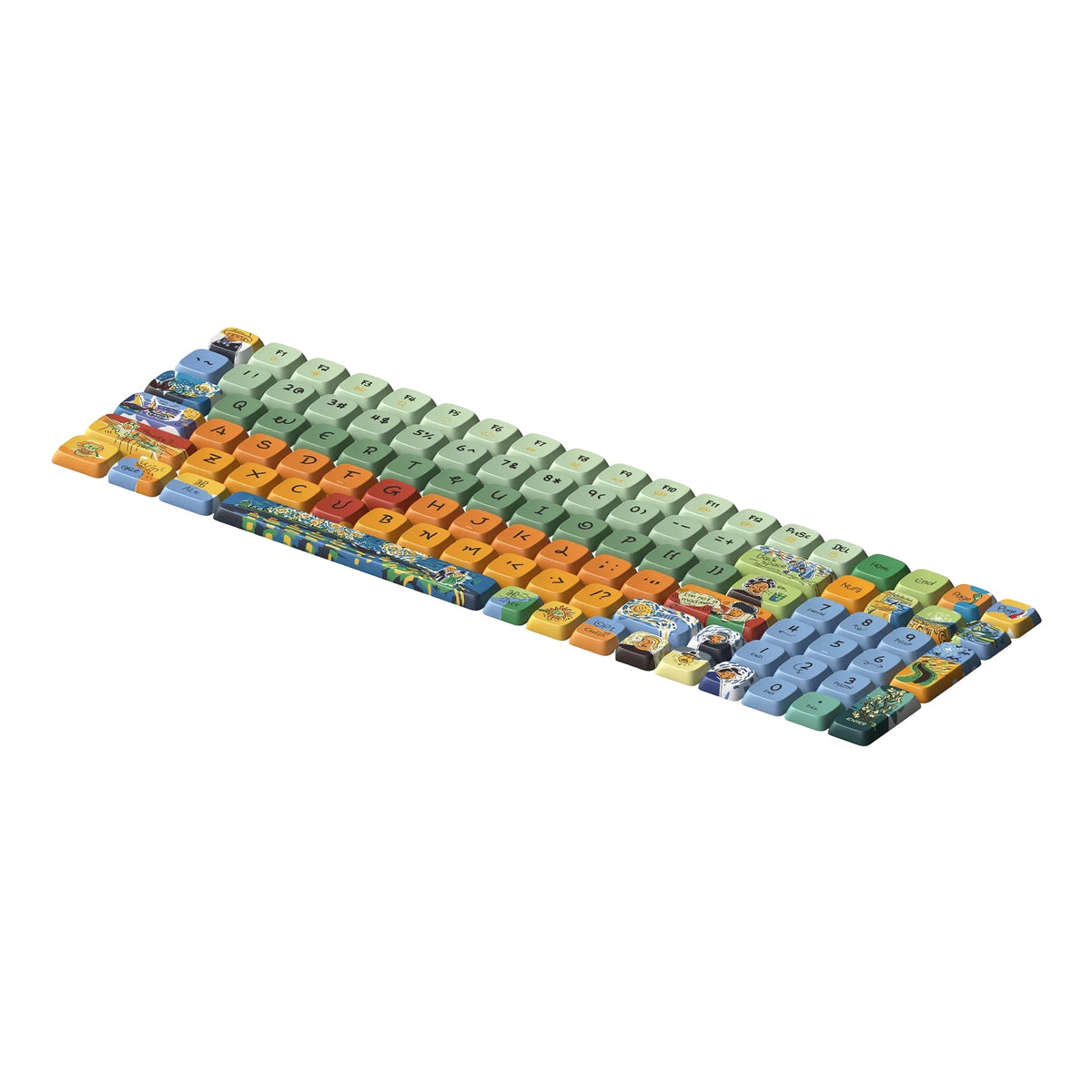 Lofree - Van Goph Keycaps