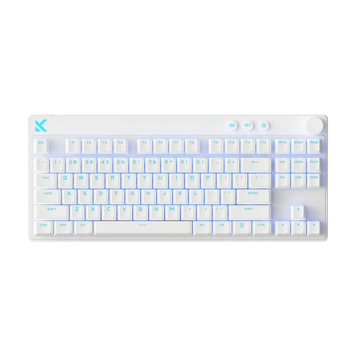 MCHOSE - Mix 87 HE Magnetic Gaming Keyboard White