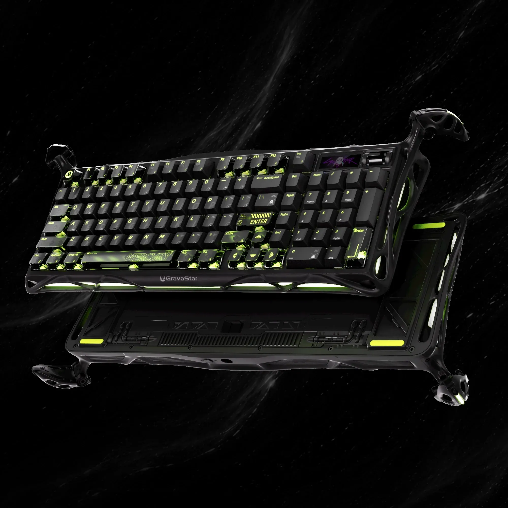 GravaStar - Mercury K98 Pro Phantom Black - Wireless Mechanical Keyboard