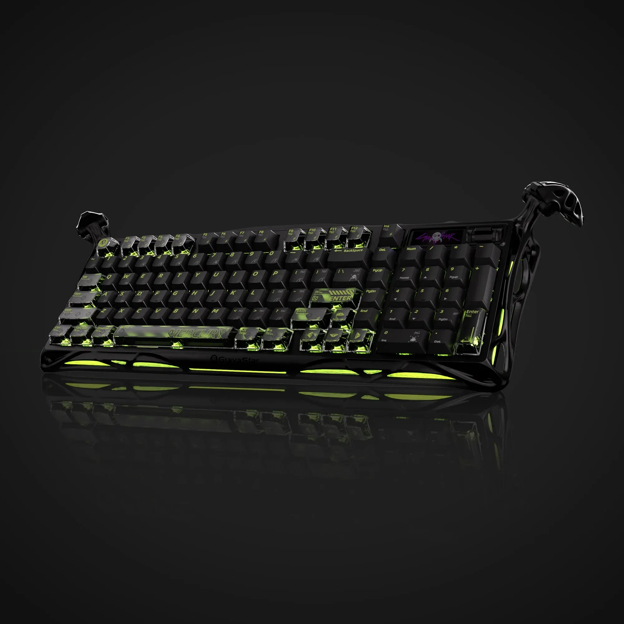 GravaStar - Mercury K98 Pro Phantom Black - Wireless Mechanical Keyboard