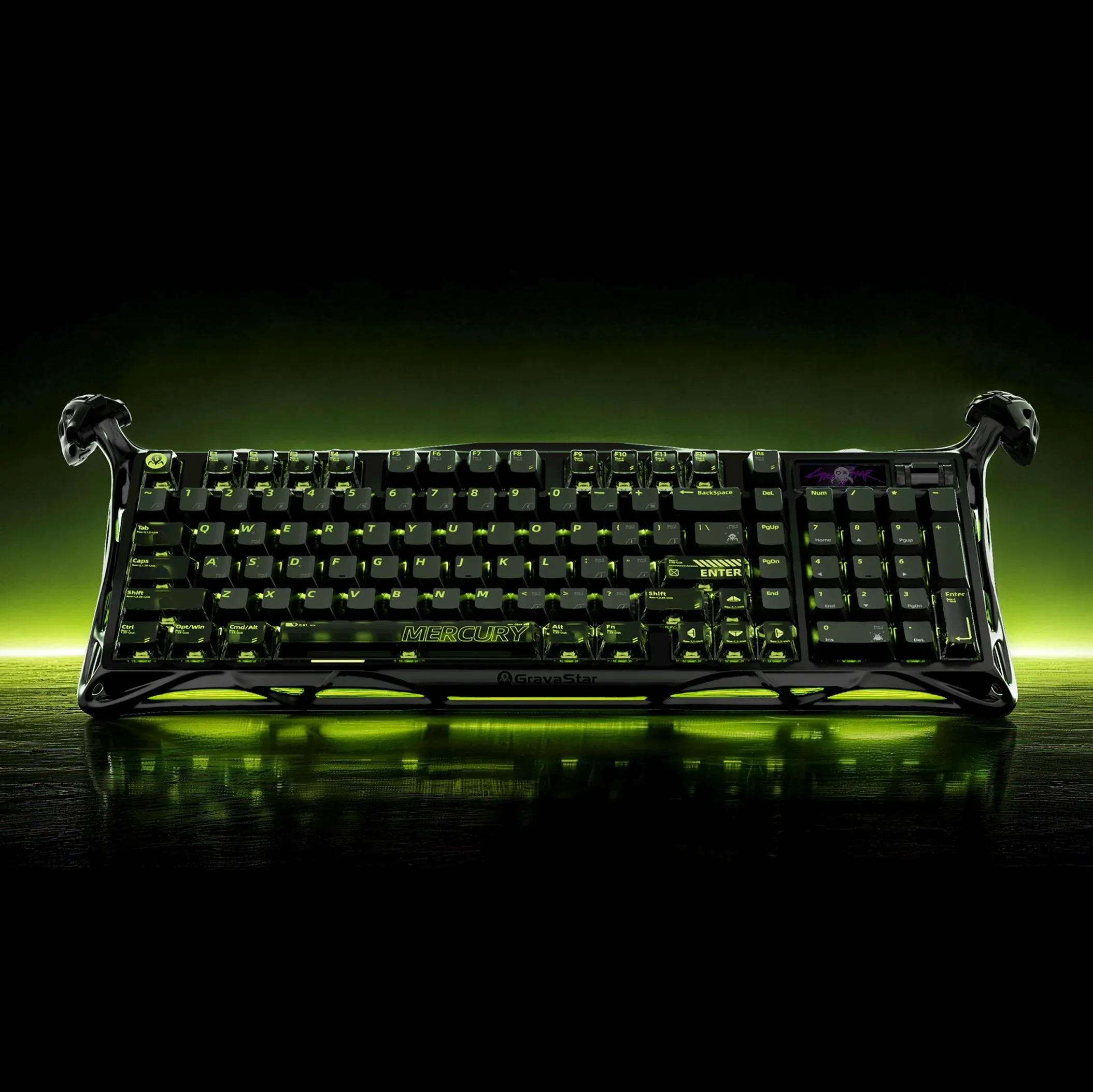 GravaStar - Mercury K98 Pro Phantom Black - Wireless Mechanical Keyboard