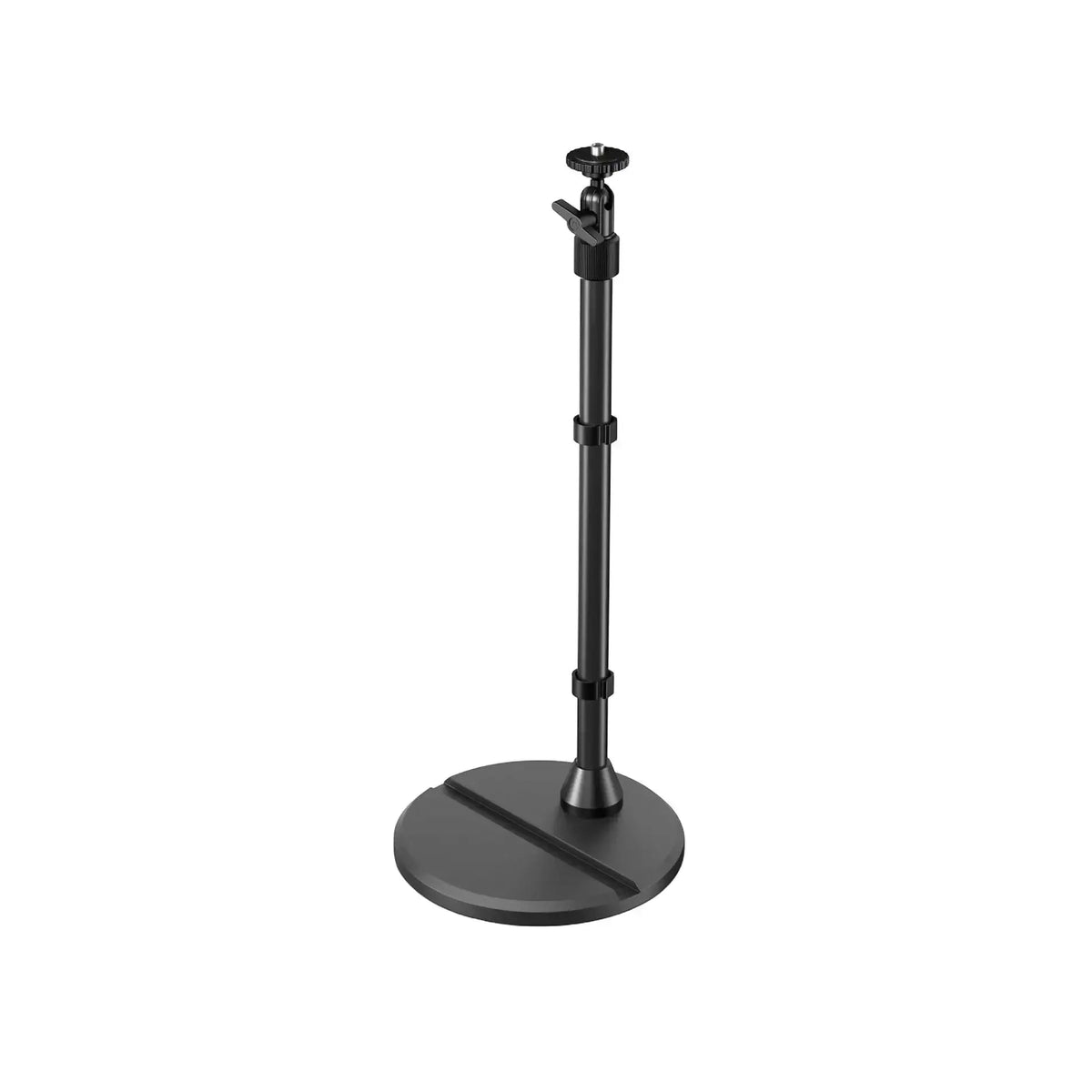 Czarny stojak biurowy do monitora lub klawiatury, idealny do Home Office i personalizacji desk setupu