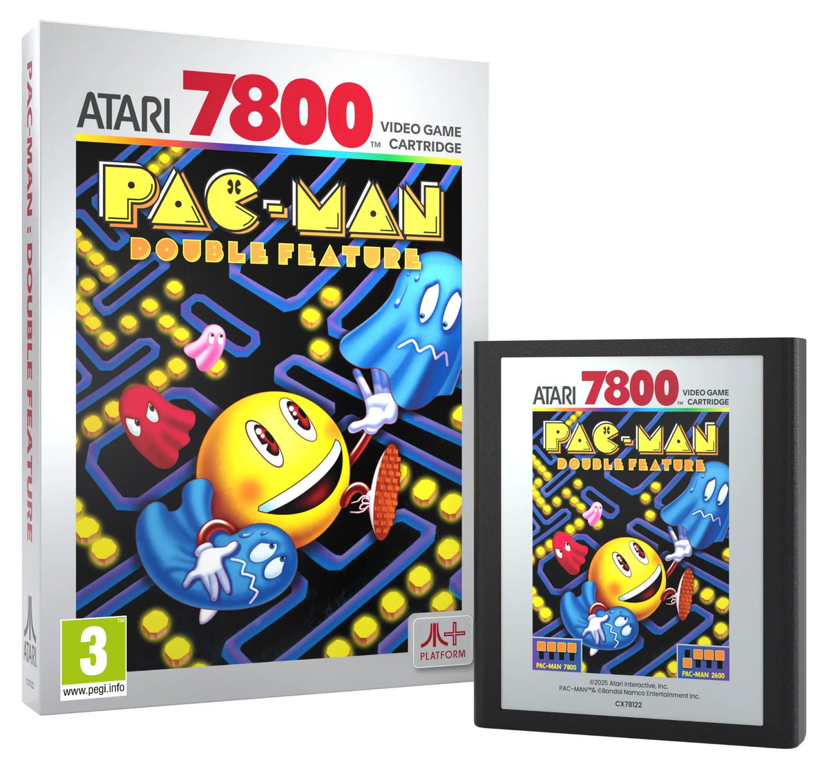 Atari - PAC-MAN: Double Feature 7800 - Retro Games Set