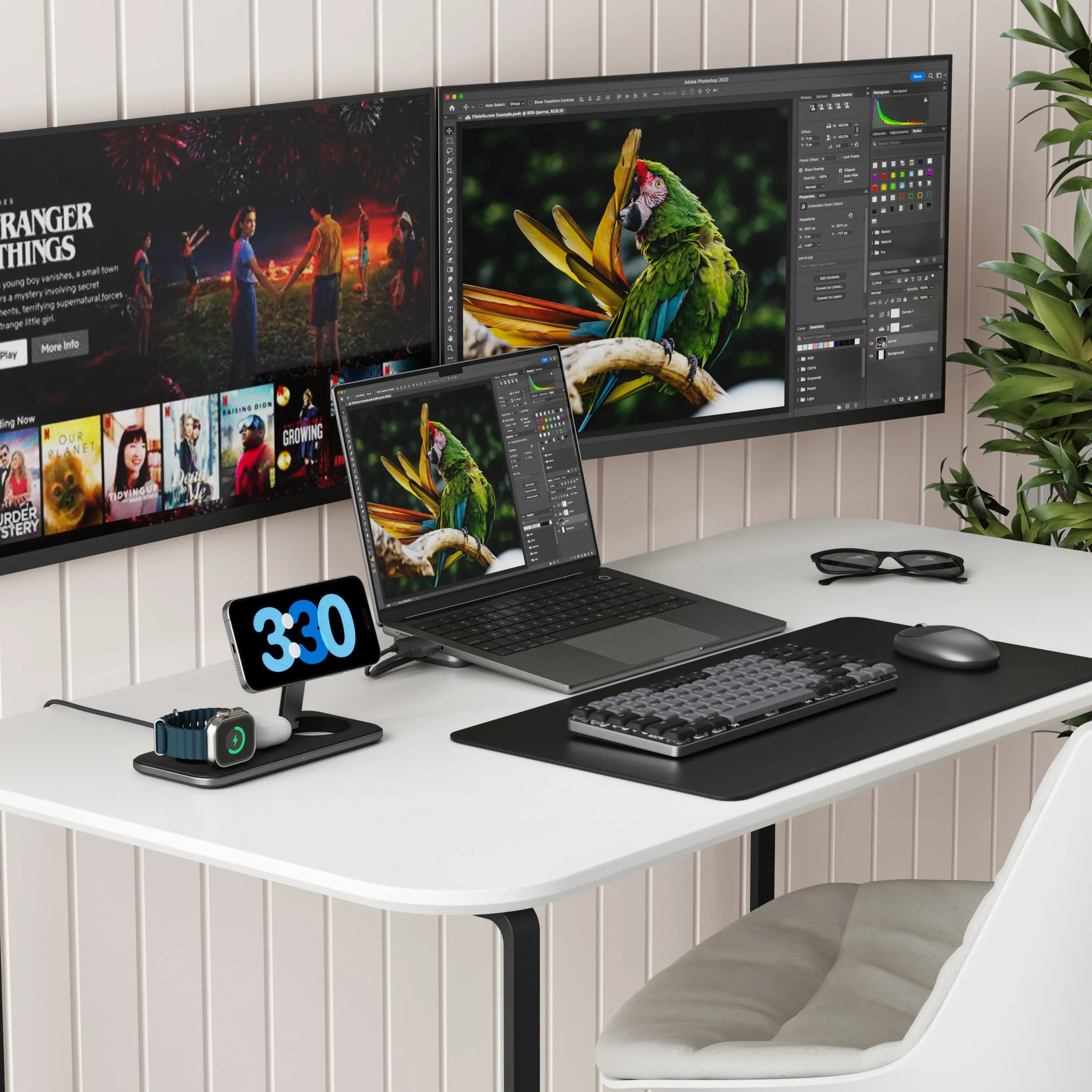 Satechi - Qi2 Trio Wireless Charging Pad