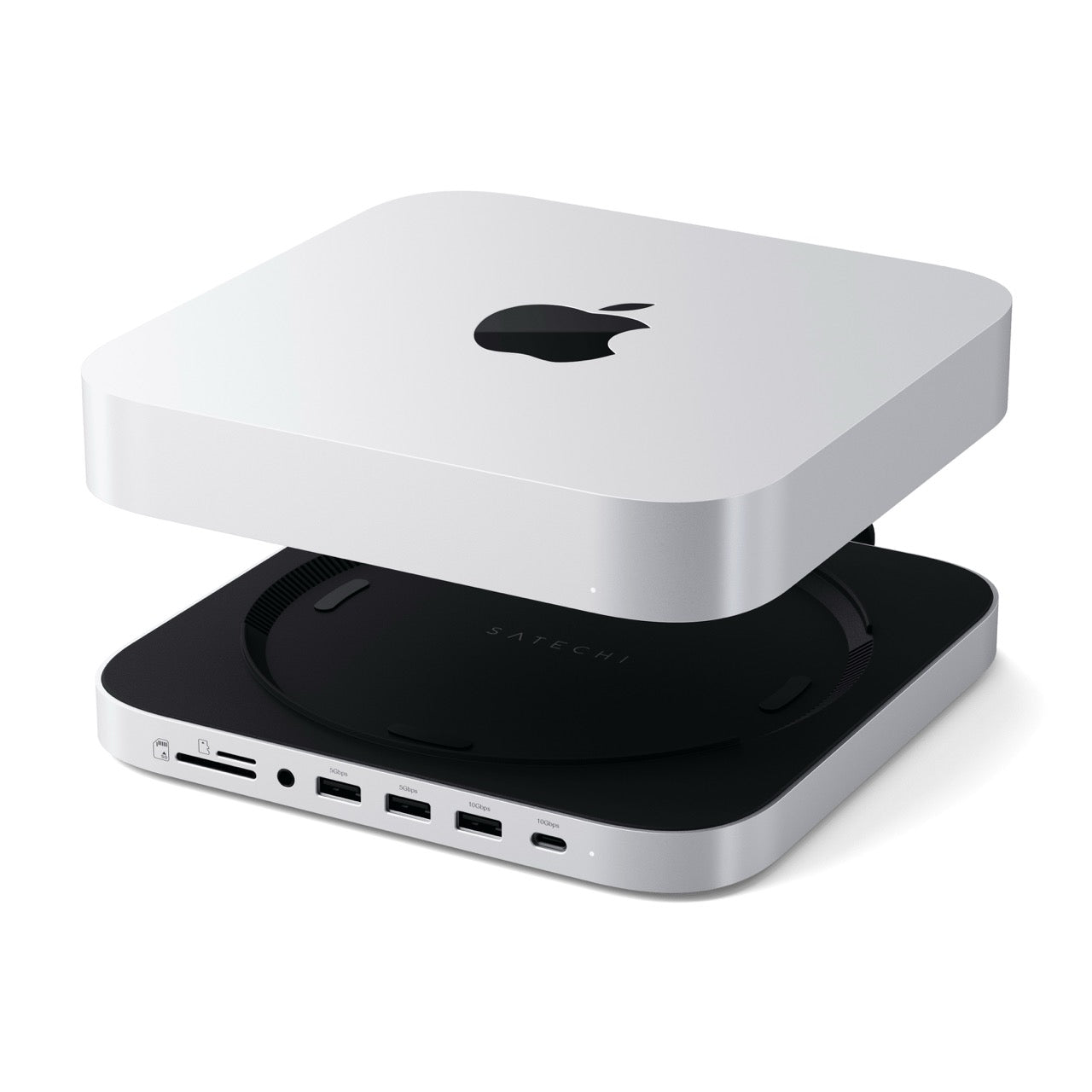 Satechi - Stand & Hub For Mac Mini / Studio With NVMe SSD Enclosure