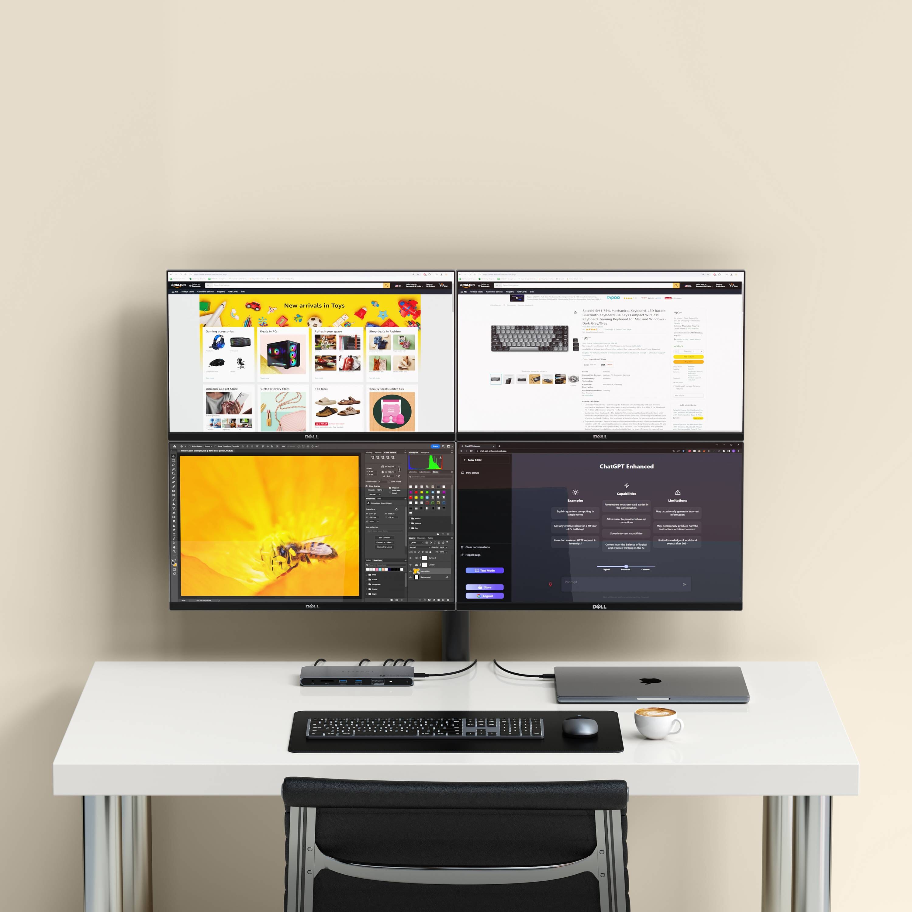 Satechi - Thunderbolt 4 Docking Station with DisplayLink