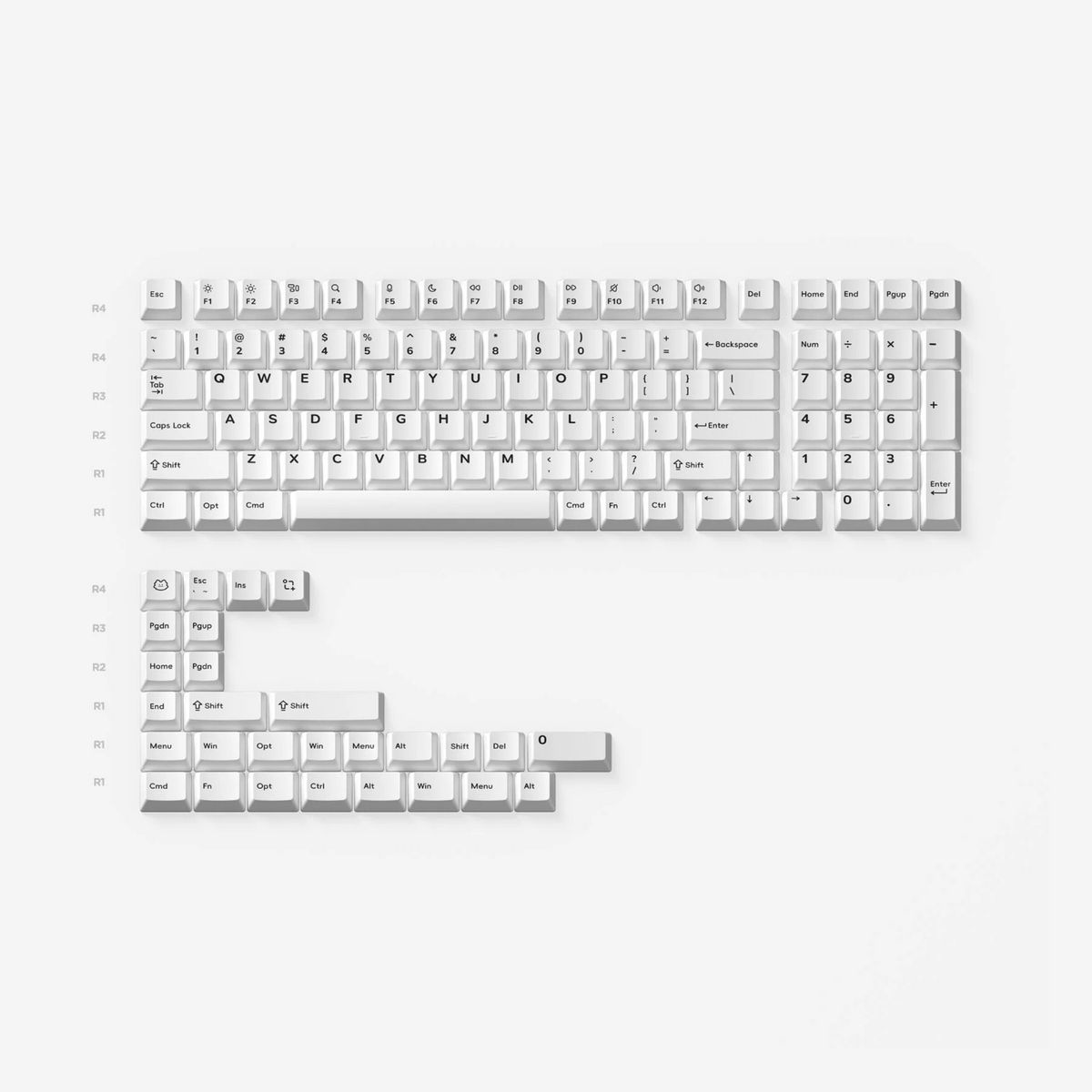 NuPhy - BOW & WOB Berry Profile Dye-Sub PBT Keycaps