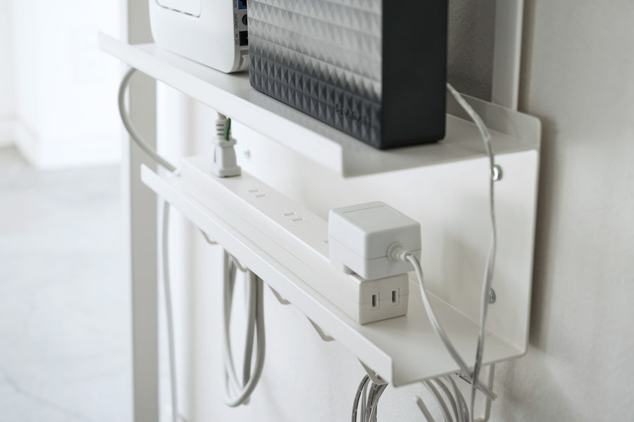 Yamazaki Home - Smart Under-Desk Cable & Router Organizer