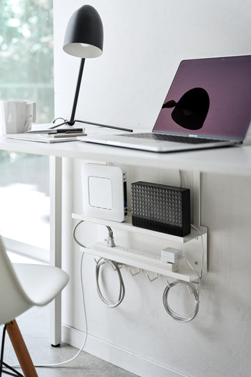 Yamazaki Home - Smart Under-Desk Cable & Router Organizer