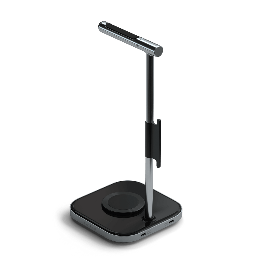 Satechi - 2-in-1 Headphone Stand With Wireless Charger