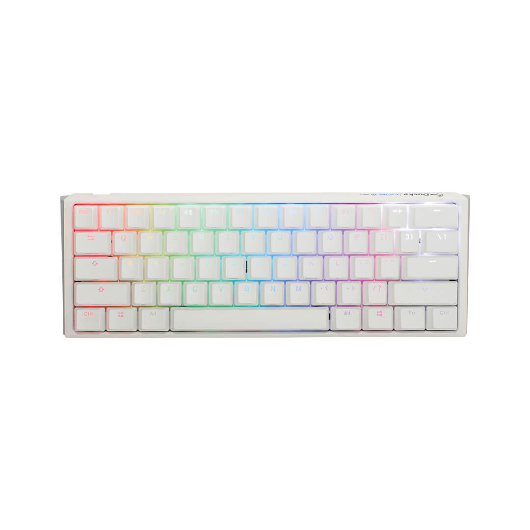 Ducky One 3 White Mini - hot-swappable mechanical keyboard